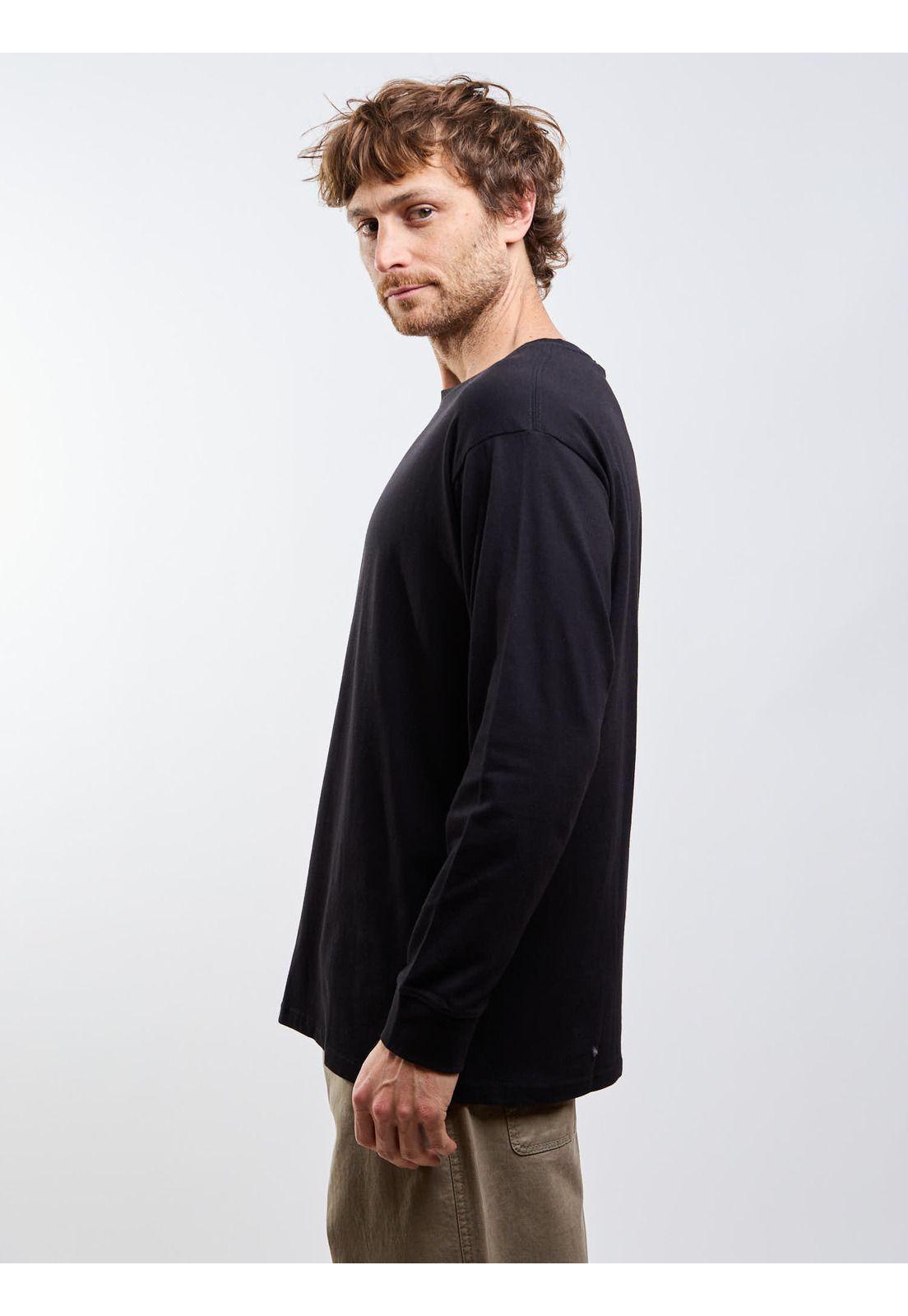 Polera ML Voyager Negro Hombre Rip Curl-2