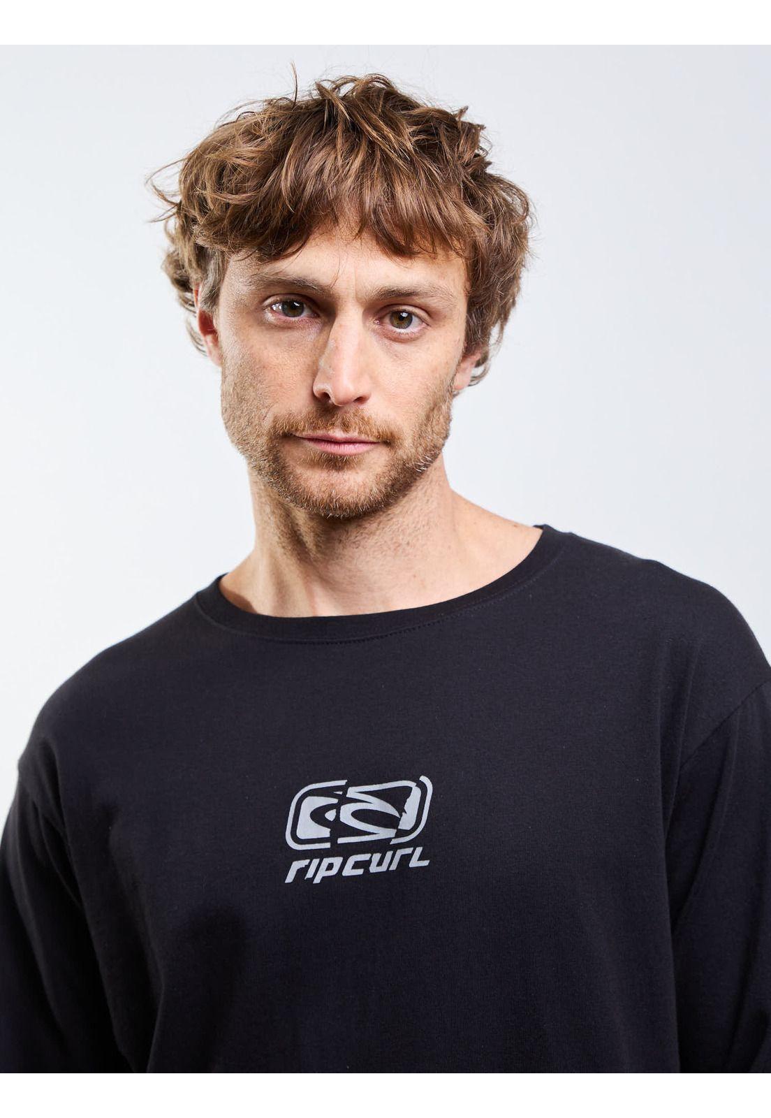 Polera ML Voyager Negro Hombre Rip Curl-3