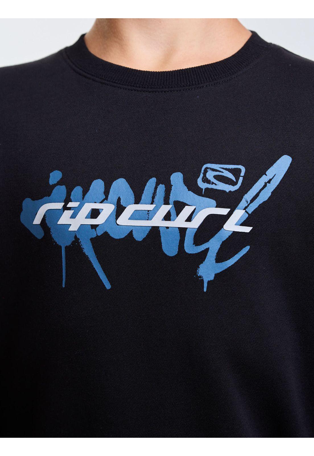 Poleron CR Rider Negro Infantil Rip Curl-4