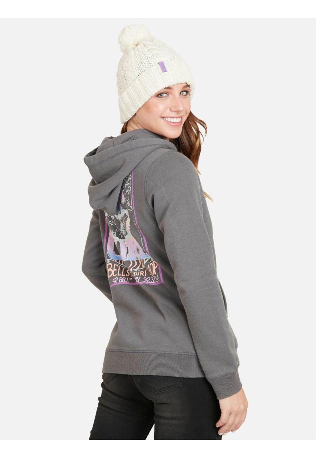 Poleron BELLS SHOP FZ Mujer Gris Oscuro Rip Curl-1