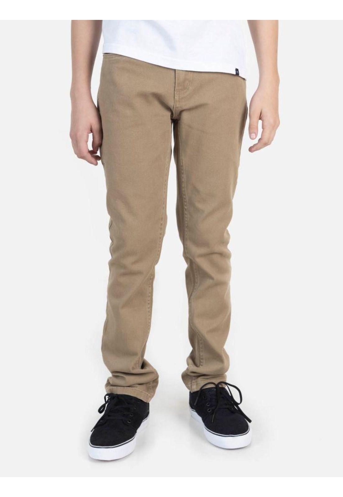Pantalon Skinny 6N264-MI22 Café Juvenil Rip Curl-0