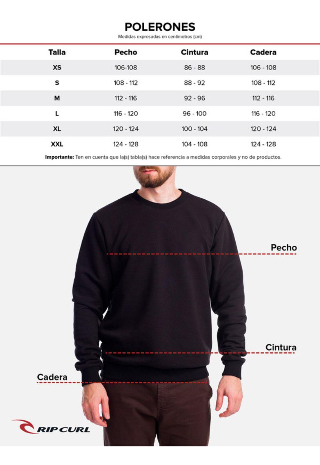 Poleron ALL TIME SINCE 69 Hombre Azul Rip Curl-3