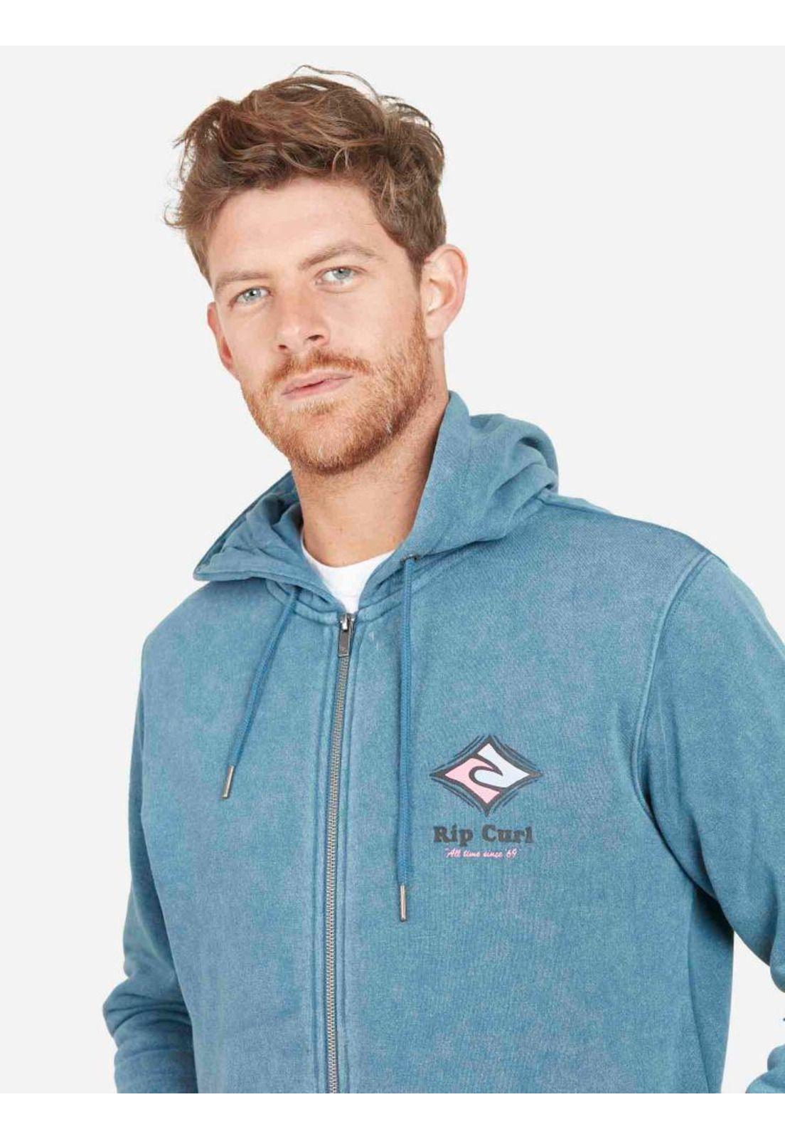 Poleron ALL TIME SINCE 69 Hombre Azul Rip Curl-4