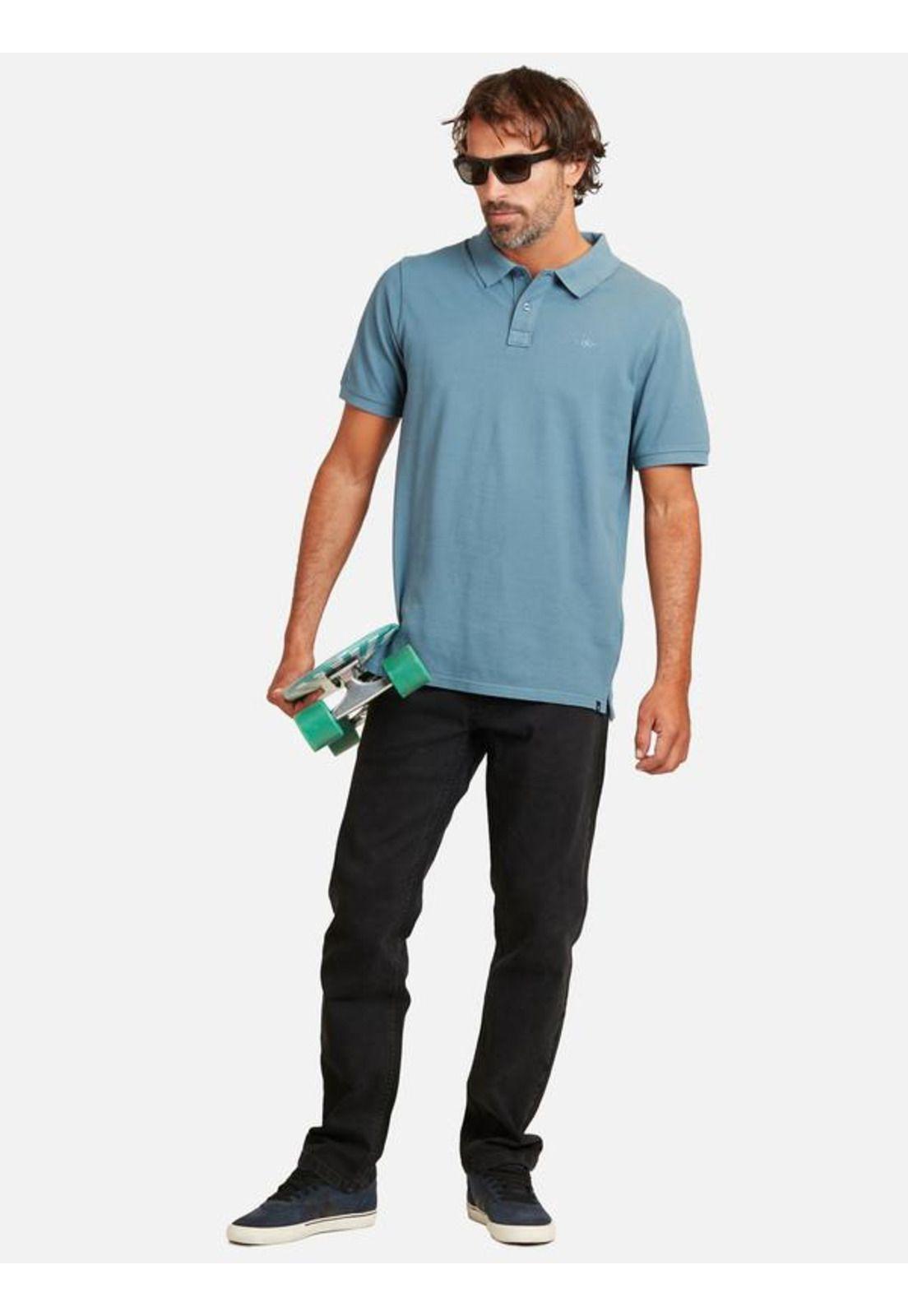 Polera M/C 6P296 Celeste Hombre Ripcurl-3