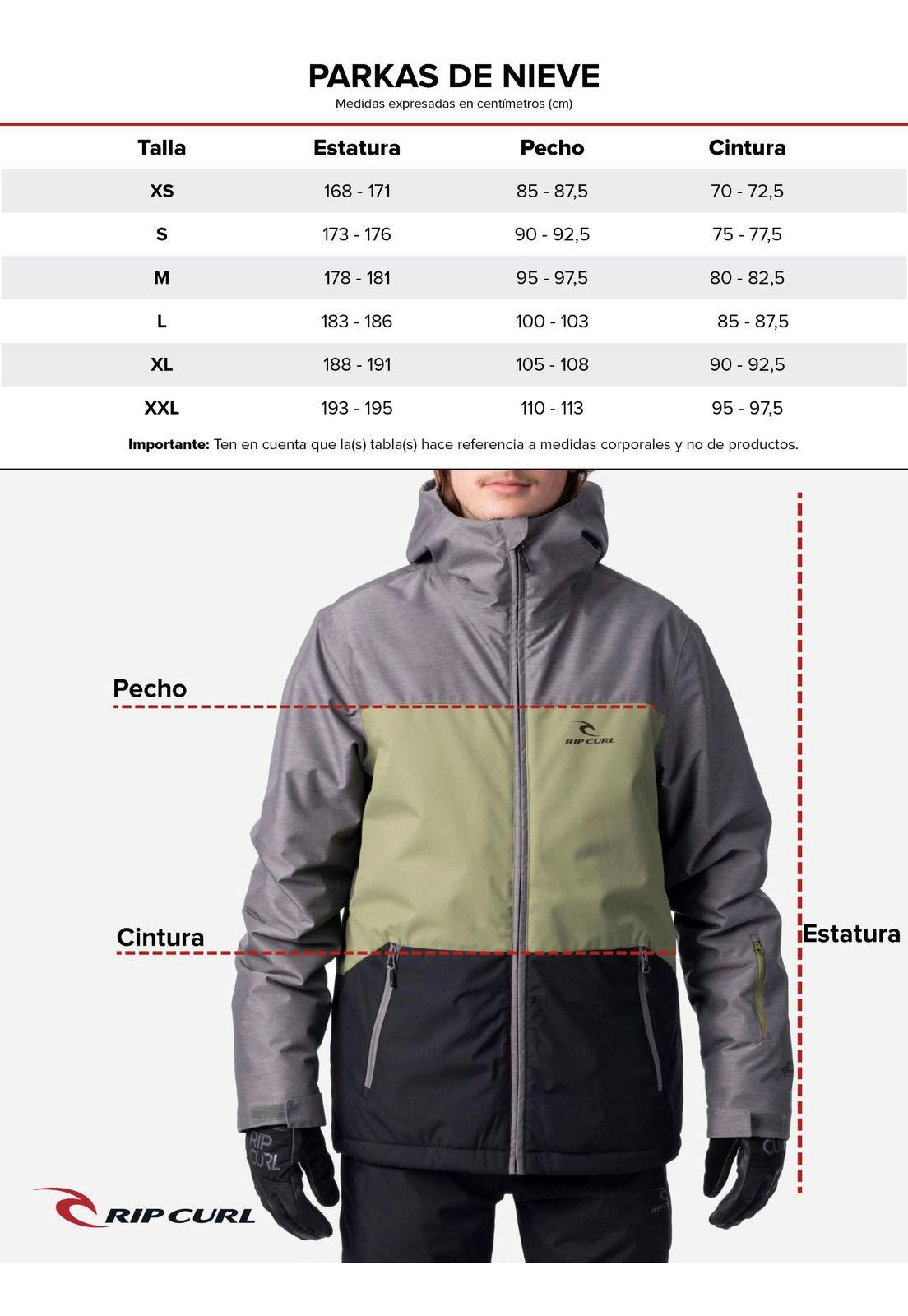 Parka Snow Rider Verde Hombre Rip Curl-5