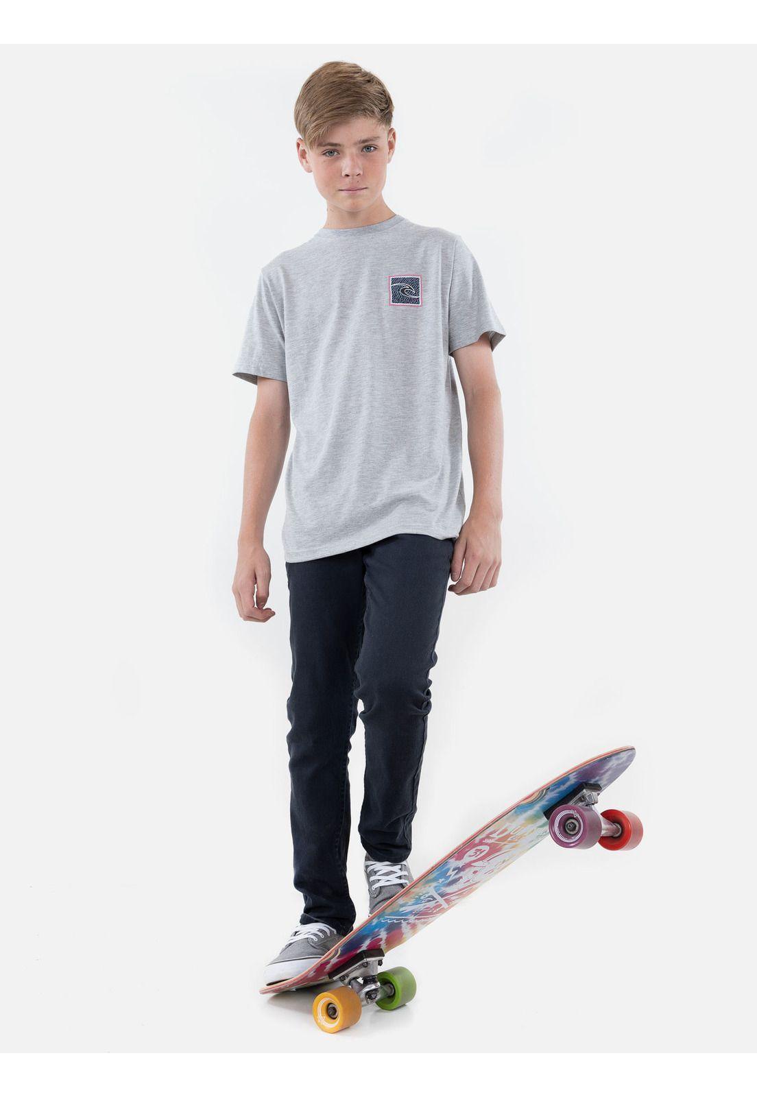 Polera HI LIGHTS TEE Juvenil Gris Mezcla Rip Curl-3