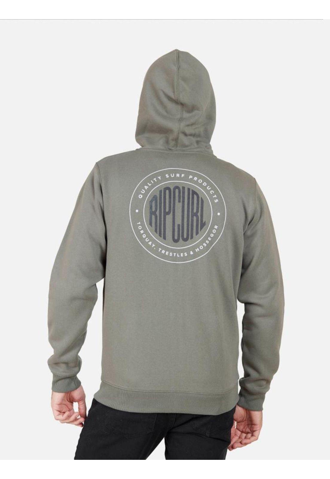 Poleron ROUND RC Verde Hombre Rip Curl-1