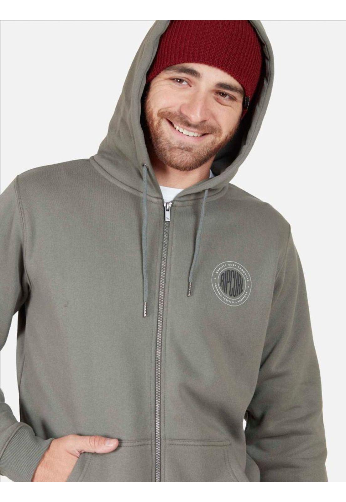 Poleron ROUND RC Verde Hombre Rip Curl-4