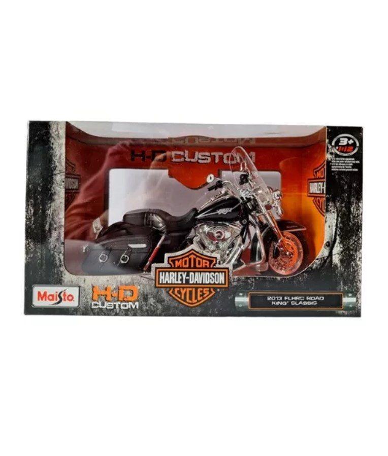Moto 2013 Flhrc Road King Maisto Escala 1:12-7
