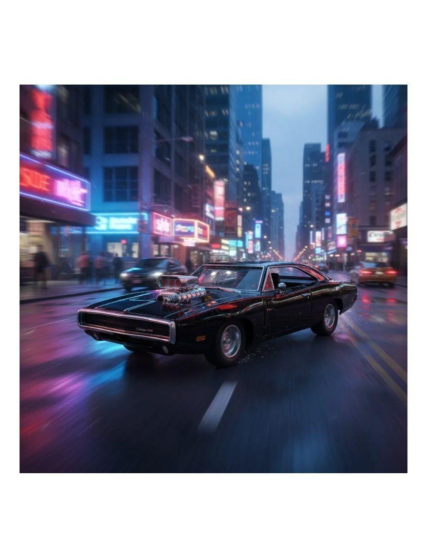 Auto Dom S 1970 Dodge Charger Rápidos Y Furiosos Marca Jada Escala 1:32-4