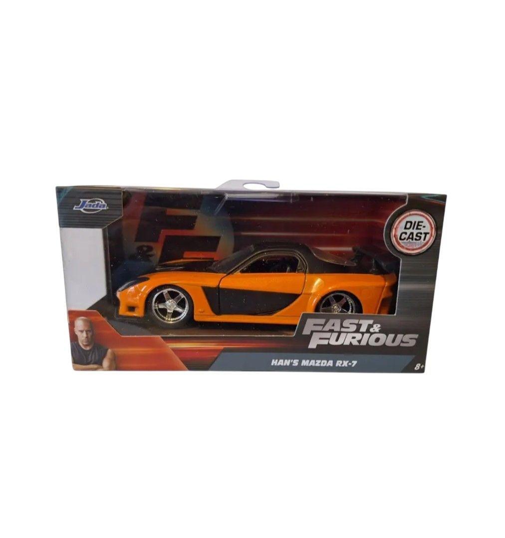 Automóvil Hans Mazda Rx-7 Rápidos Y Furiosos Escala 1:32 Marca Jada-5