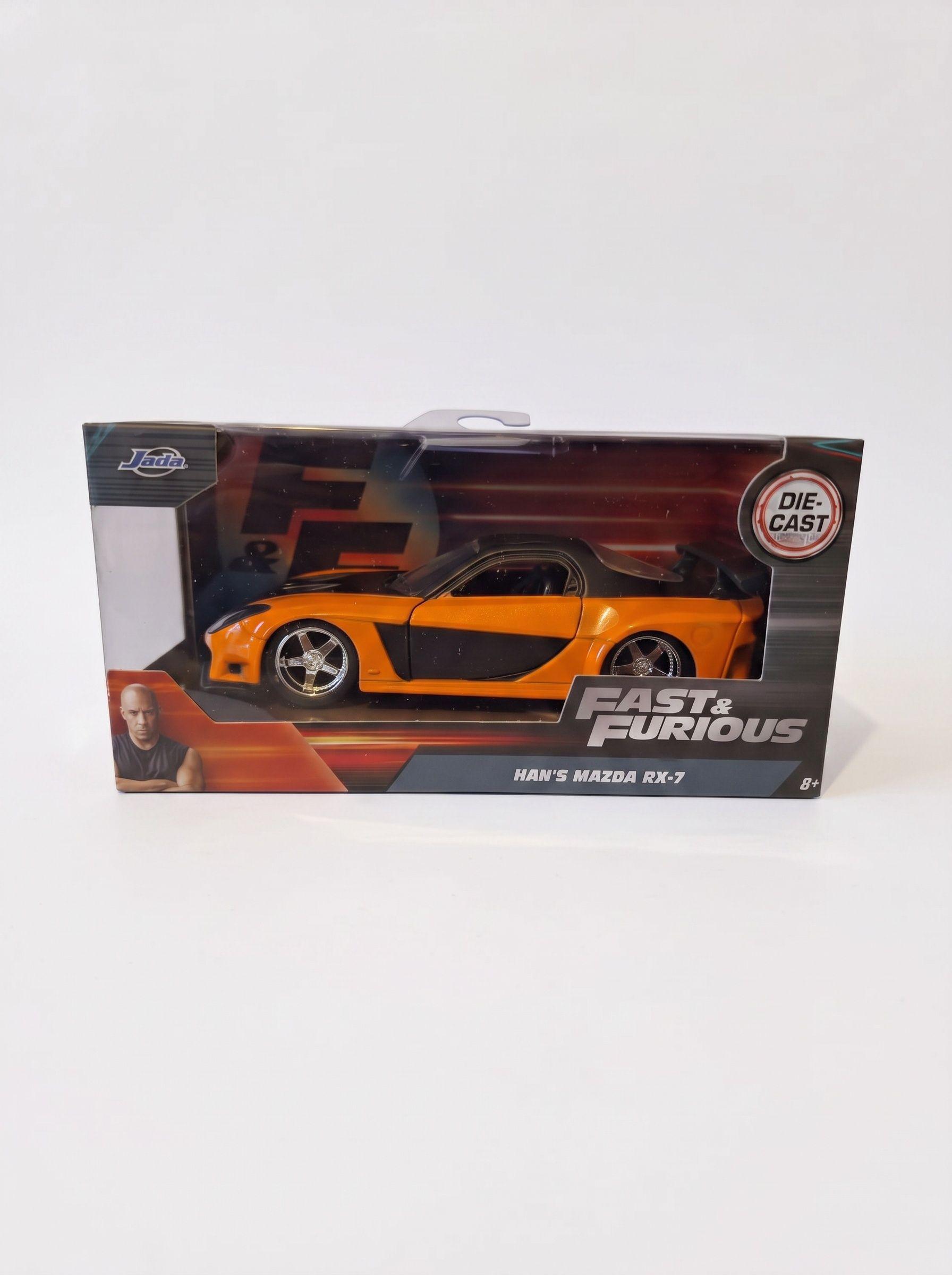 Automóvil Hans Mazda Rx-7 Rápidos Y Furiosos Escala 1:32 Marca Jada-5