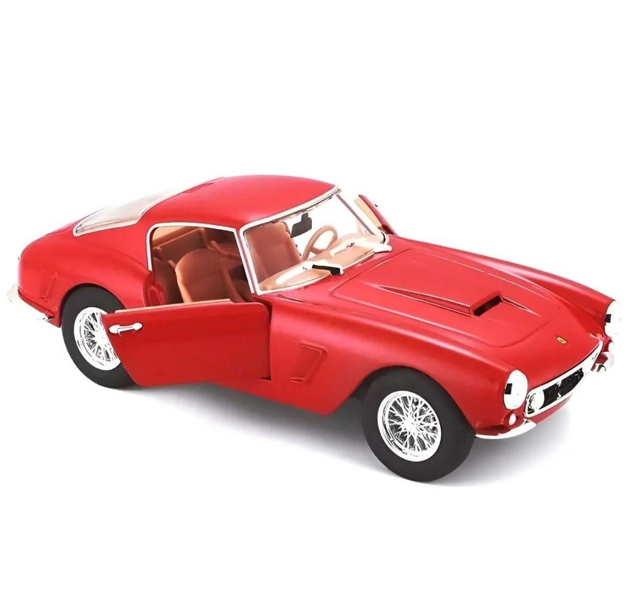 Ferrari 250 Gt Berlinetta Passo Corto Escala 1/24 Burago Rojo-2