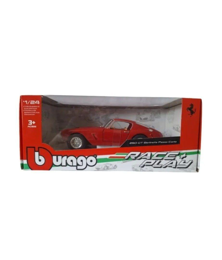 Ferrari 250 Gt Berlinetta Passo Corto Escala 1/24 Burago Rojo-7