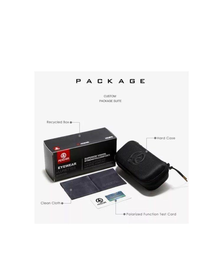 Gafas De Sol Kdeam Espejado Polarizado Uv400 Modelo Kd156 C3-6