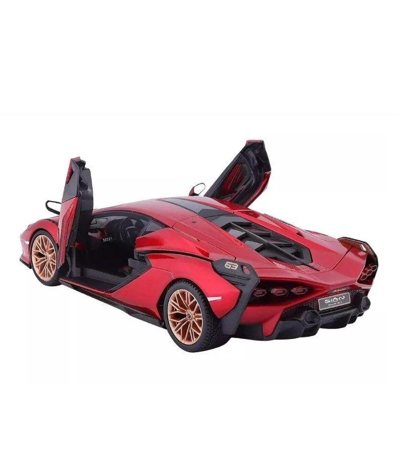 Auto De Colección Lamborghini Sián Fkp 37 Burago Escala 1:24-3