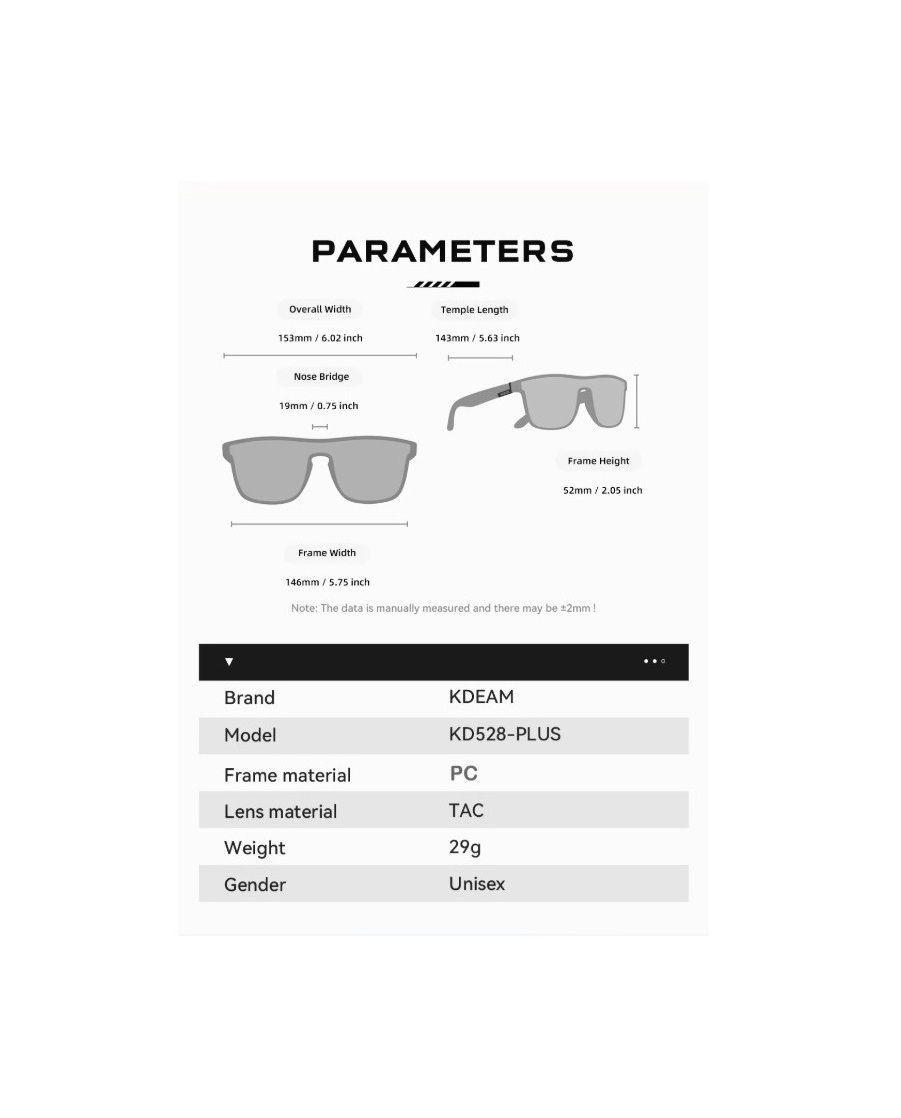 Lentes Kdeam Modelo Kd528 C1 Plus Polarizado Filtro Uv400-3