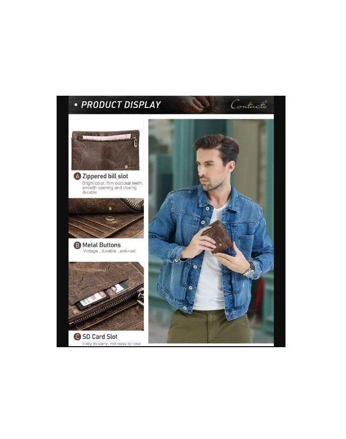 Billetera Para Hombre De Cuero Modelo M1316 -5