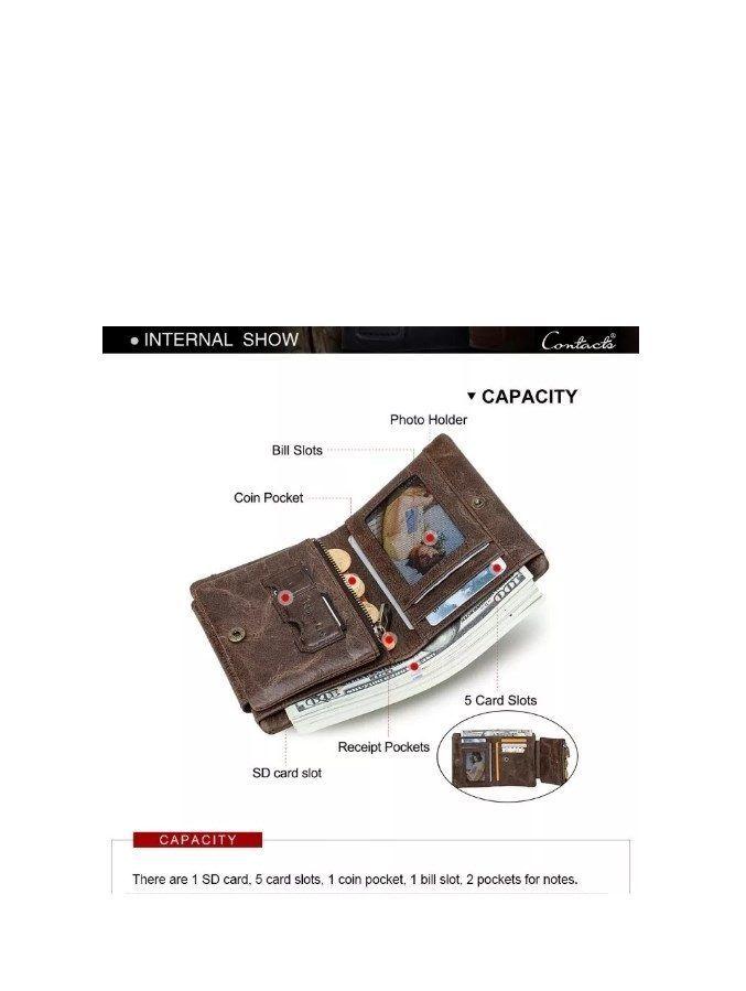 Billetera Para Hombre De Cuero Modelo M1316 -2