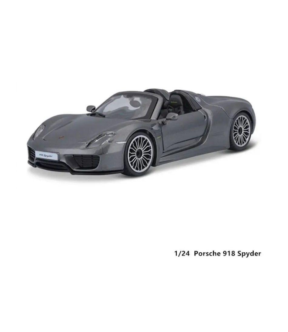 Automóvil De Colección Porsche 918 Spyder Burago 1:24-6