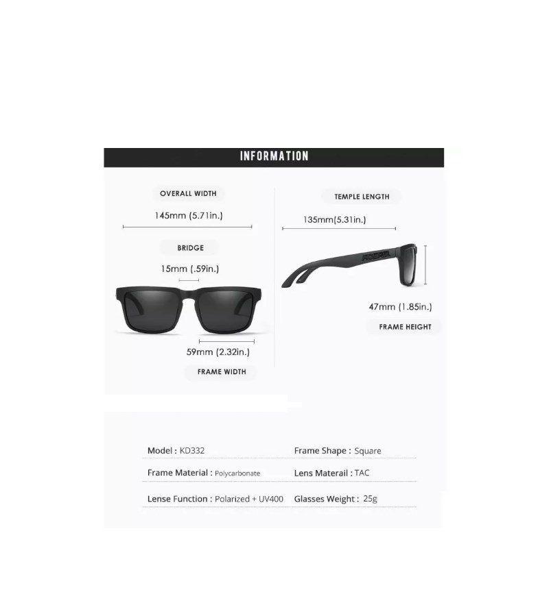 Gafas De Sol Kdeam Modelo Kd332 C19 Polarizado Uv400 Estuche-4