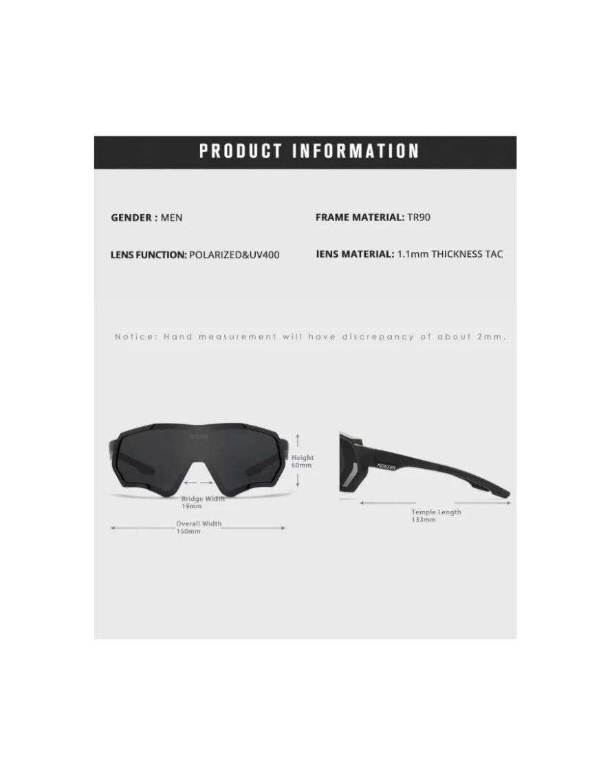 Gafas De Sol Deportivas Kdeam Kd714 C4 Grandes Livianos-3