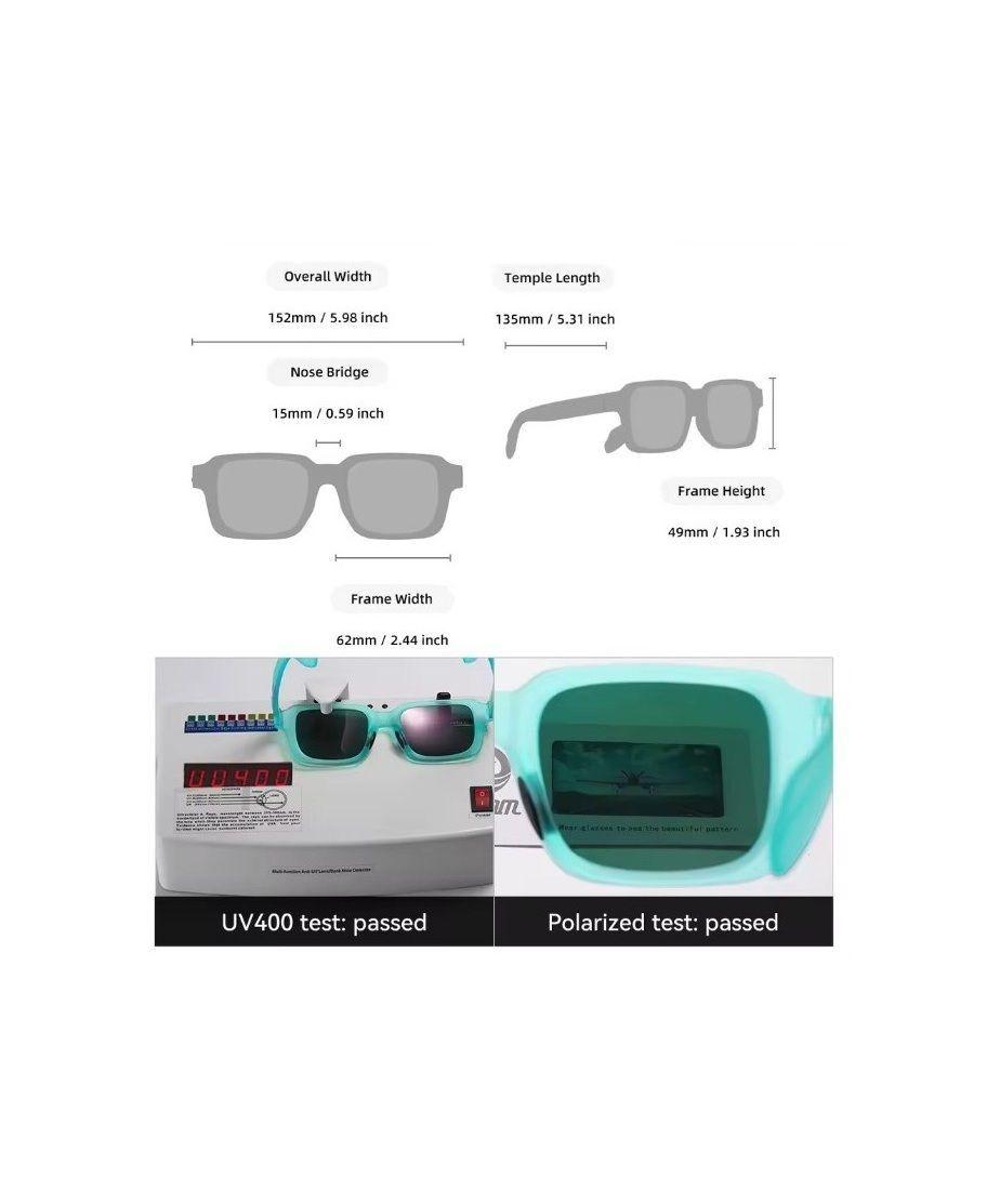 Gafas De Sol Kdeam Modelo Kd0731 C4 Polarizado Uv400 Liviano-5