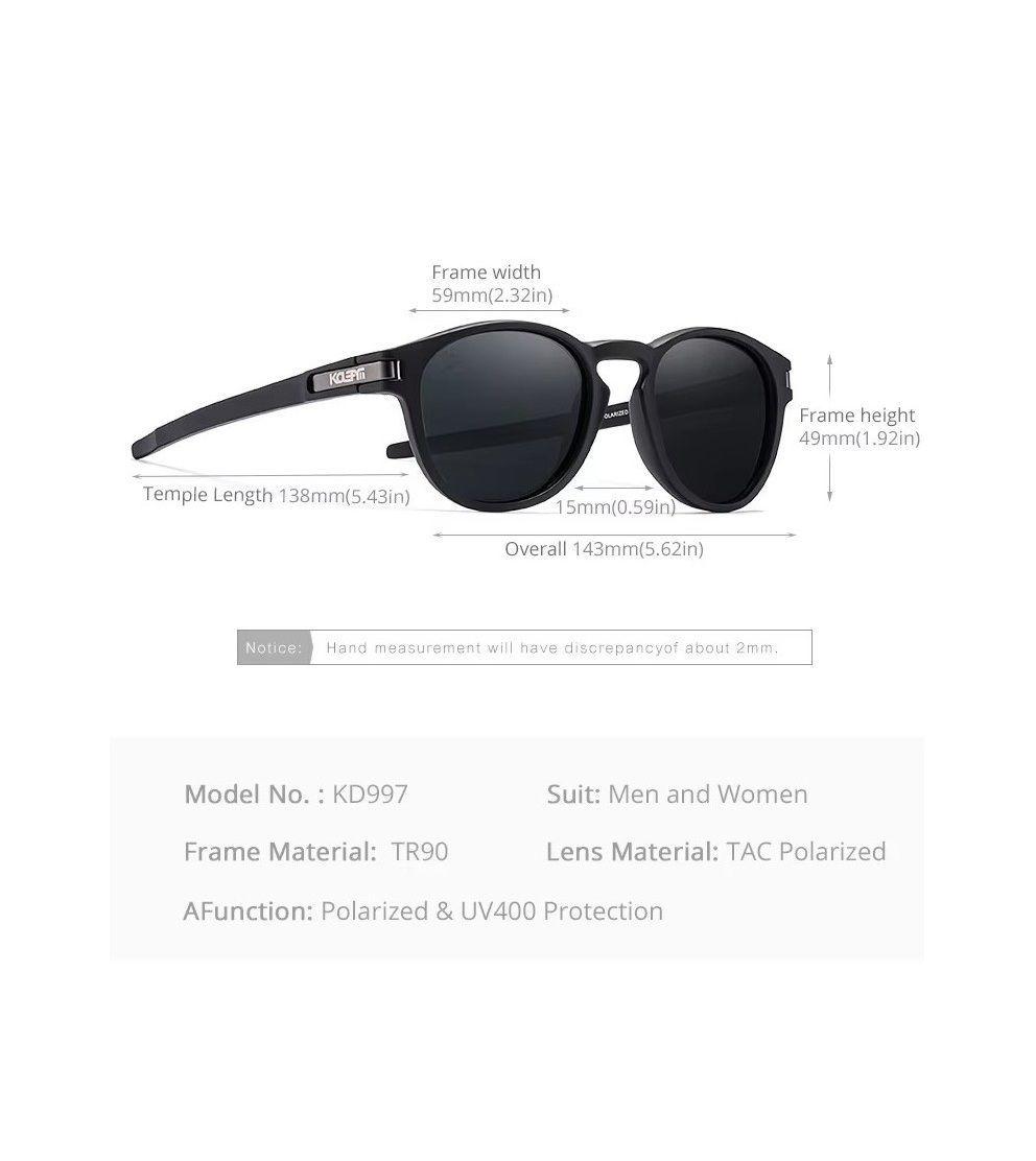 Gafas De Sol Kdeam Kd997 C5 Espejado Polarizado Filtro Uv400-3