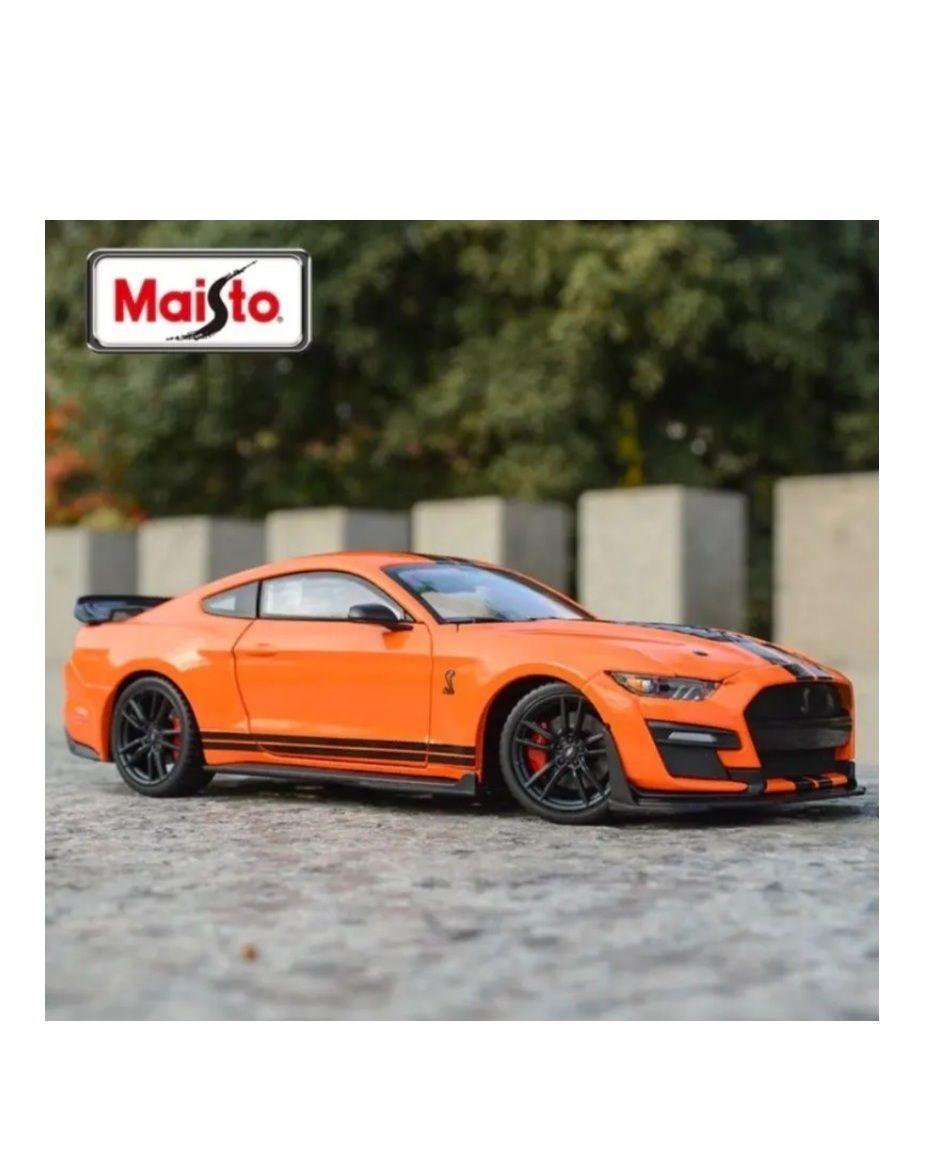Auto De Coleccion Mustang Shelby Gt500 Maisto Escala 1:24-2