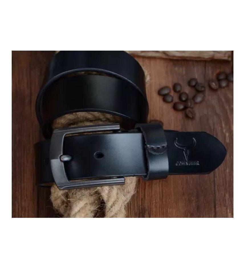Cinturón De Cuero Cowather XF012 Color Negro-5