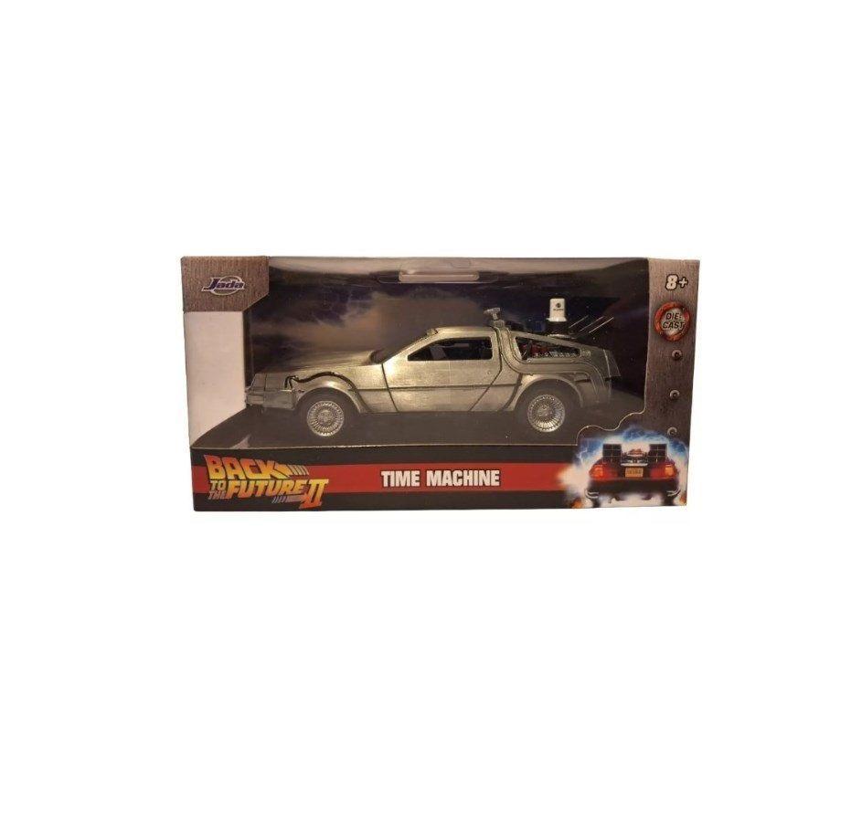 Automóvil Delorean Volver Al Futuro Parte 2 Jada Escala 1:32-4