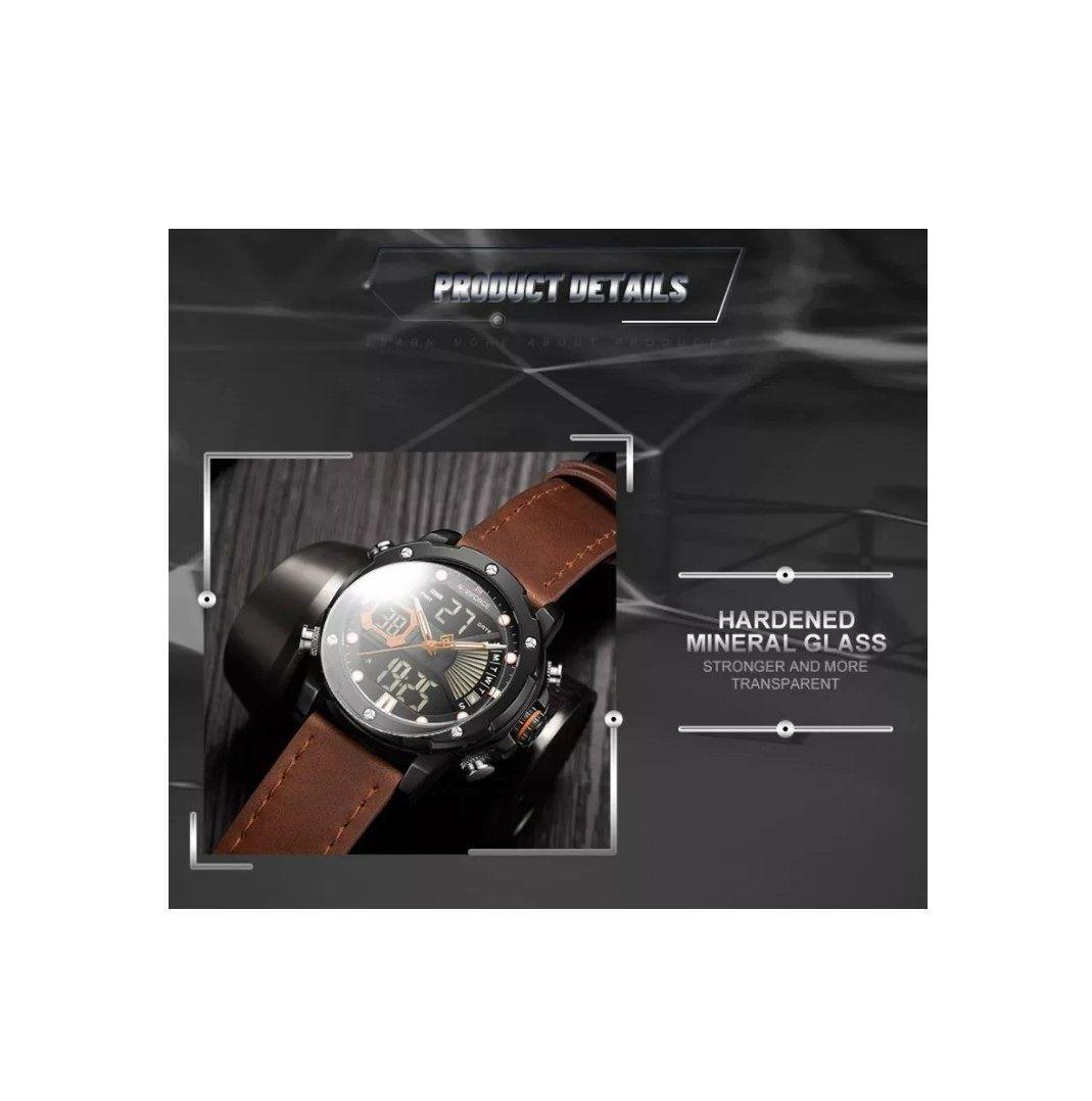 Reloj Para Hombre Naviforce Modelo 9172 Led-5