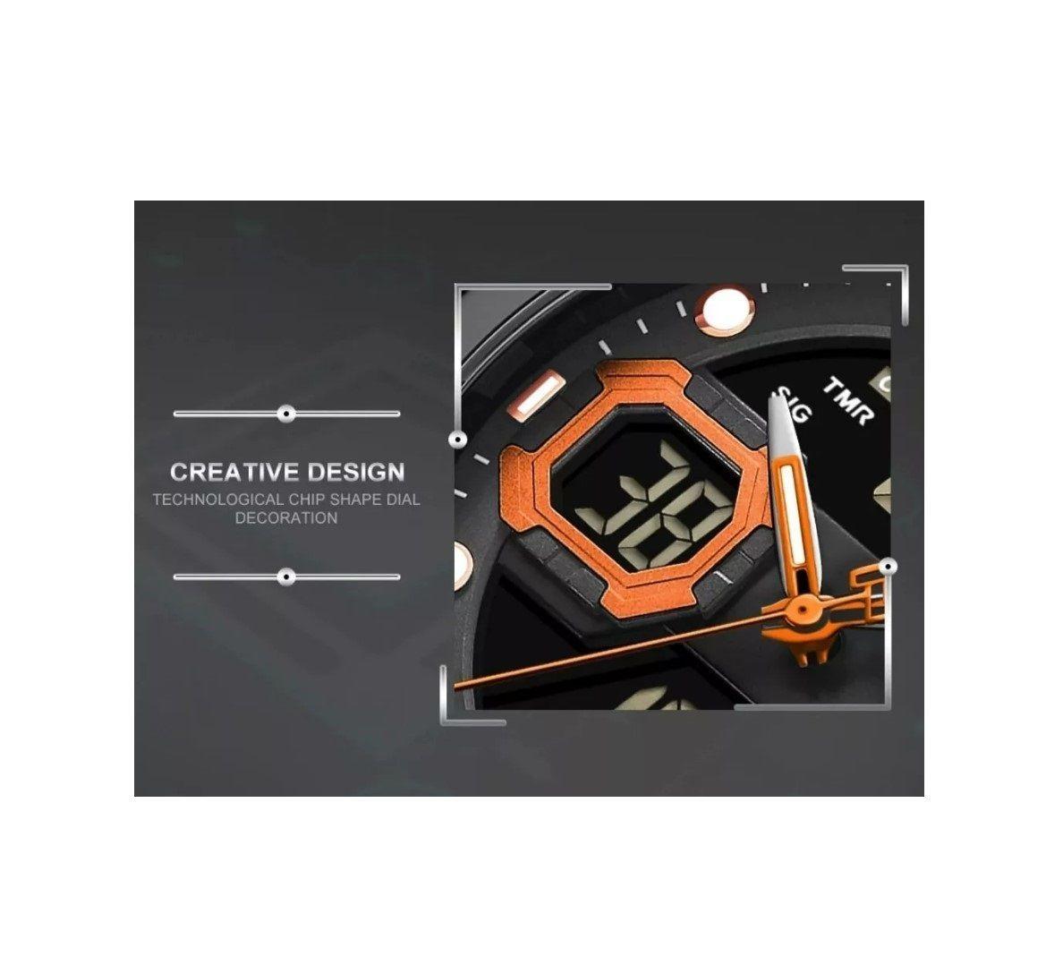 Reloj Para Hombre Naviforce Modelo 9172 Led-7