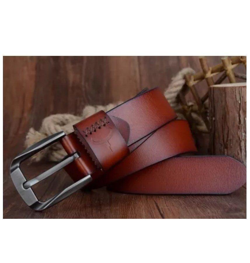 Cinturón De Cuero Cowather XF008 Camel-3
