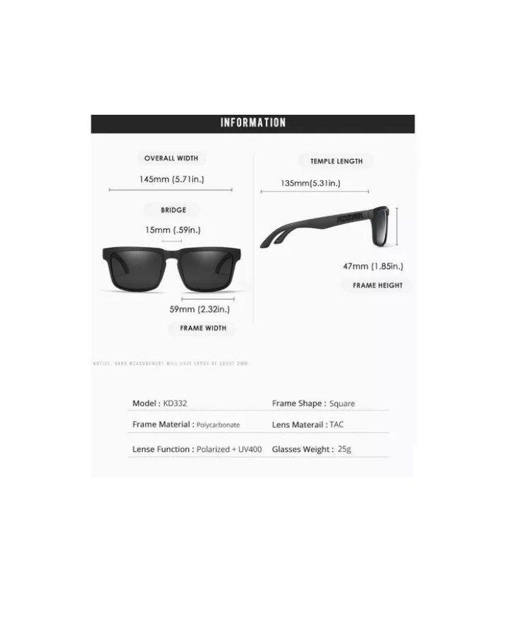 Gafas De Sol Kdeam Modelo KD332 C6 Polarizado UV40-4