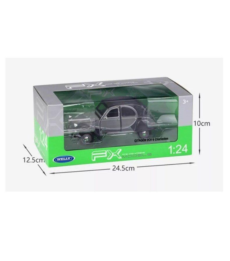 Citroneta De Colección Marca Welly Escala 1:24 Charleston-7