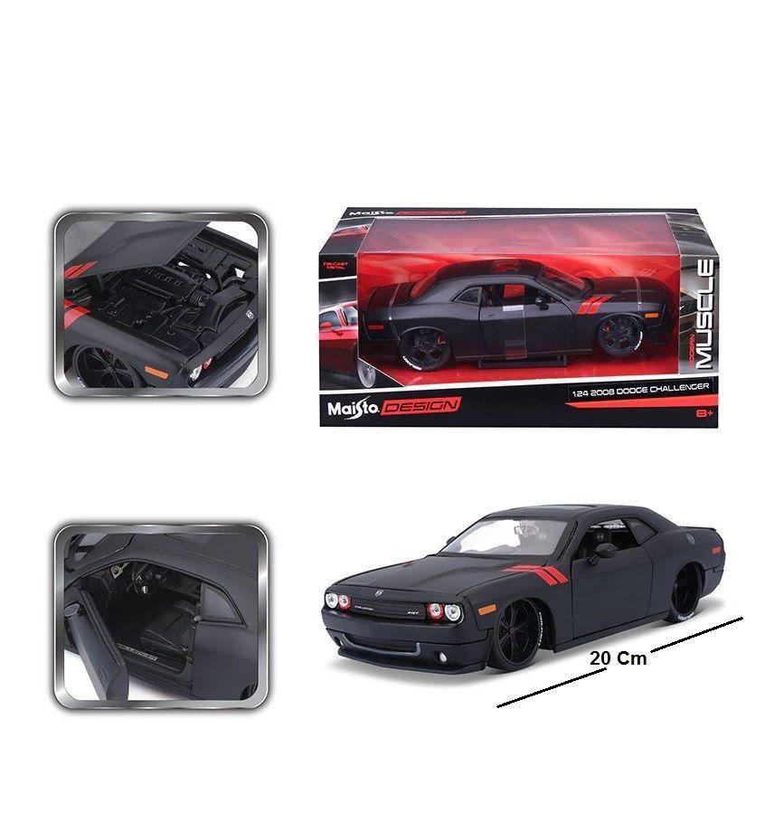 Automóvil Dodge Challenger 2008 Escala 1:24 Maisto-4