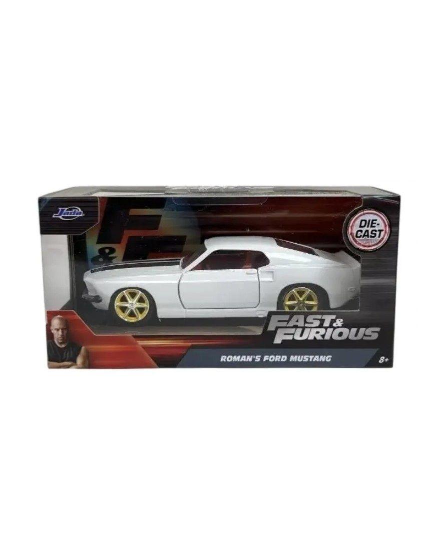 Auto Ford Mustang Roman S Rápidos Y Furiosos Marca Jada Escala 1:32-6