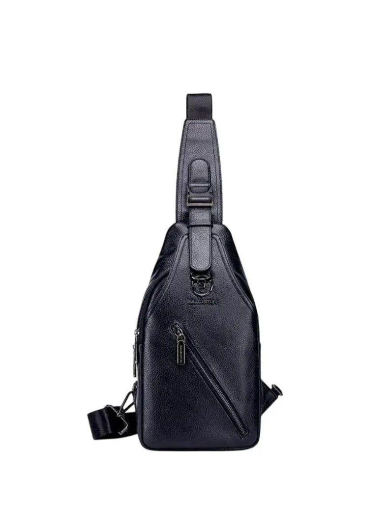 Bolso Bandolera De Cuero Marca Bullcaptain Modelo Xb131-3
