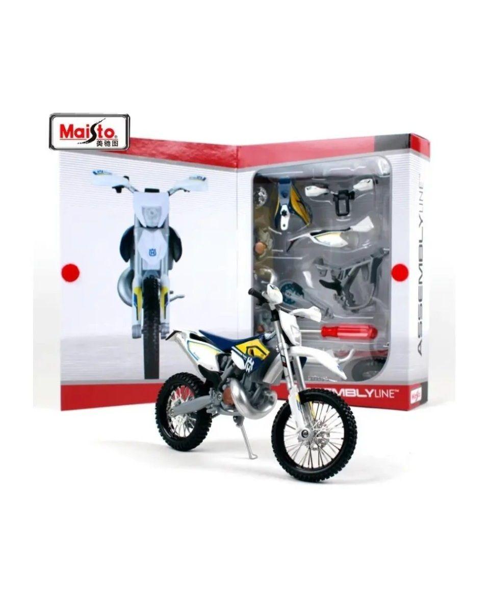 Moto Para Armar Husqvarna Fe 501 Escala 1/12 Marca Maisto-3