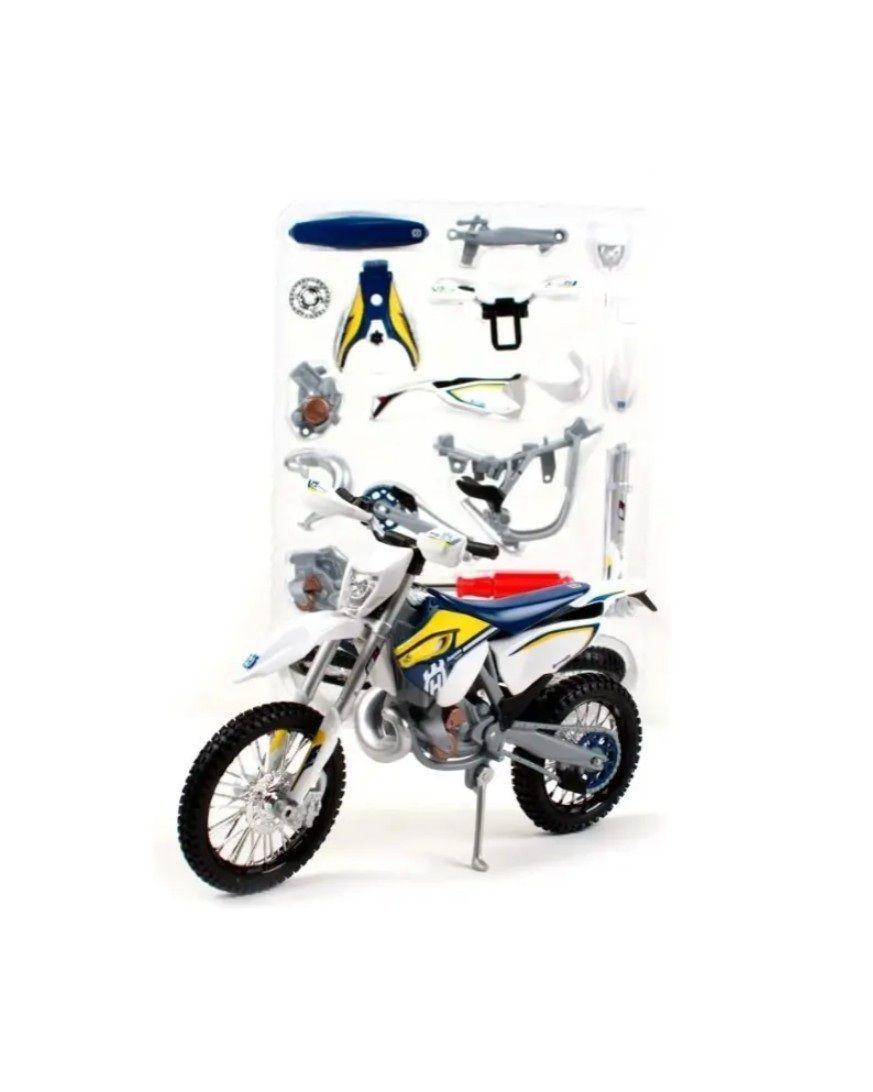 Moto Para Armar Husqvarna Fe 501 Escala 1/12 Marca Maisto-6