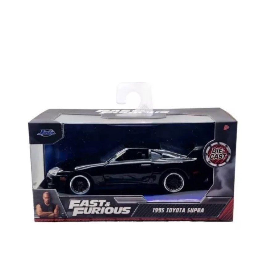 Auto 1995 Toyota Supra Fast & Furious Marca Jada Escala 1:32-1