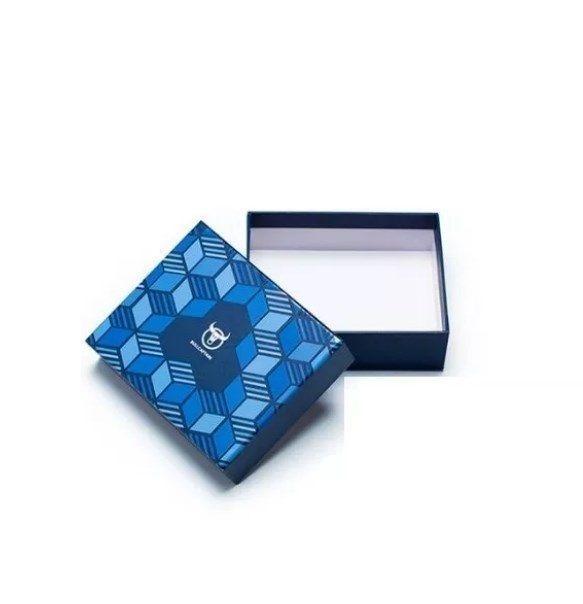 Billetera De Cuero Para Hombre Marca Bullcaptain Café Oscuro-5