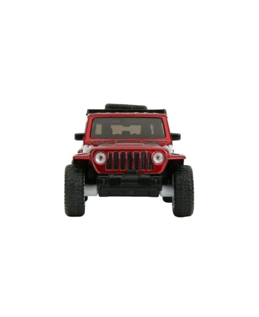 Jeep Gladiator 2020 Rojo Pink Slips Marca Jada Escala 1:32-3