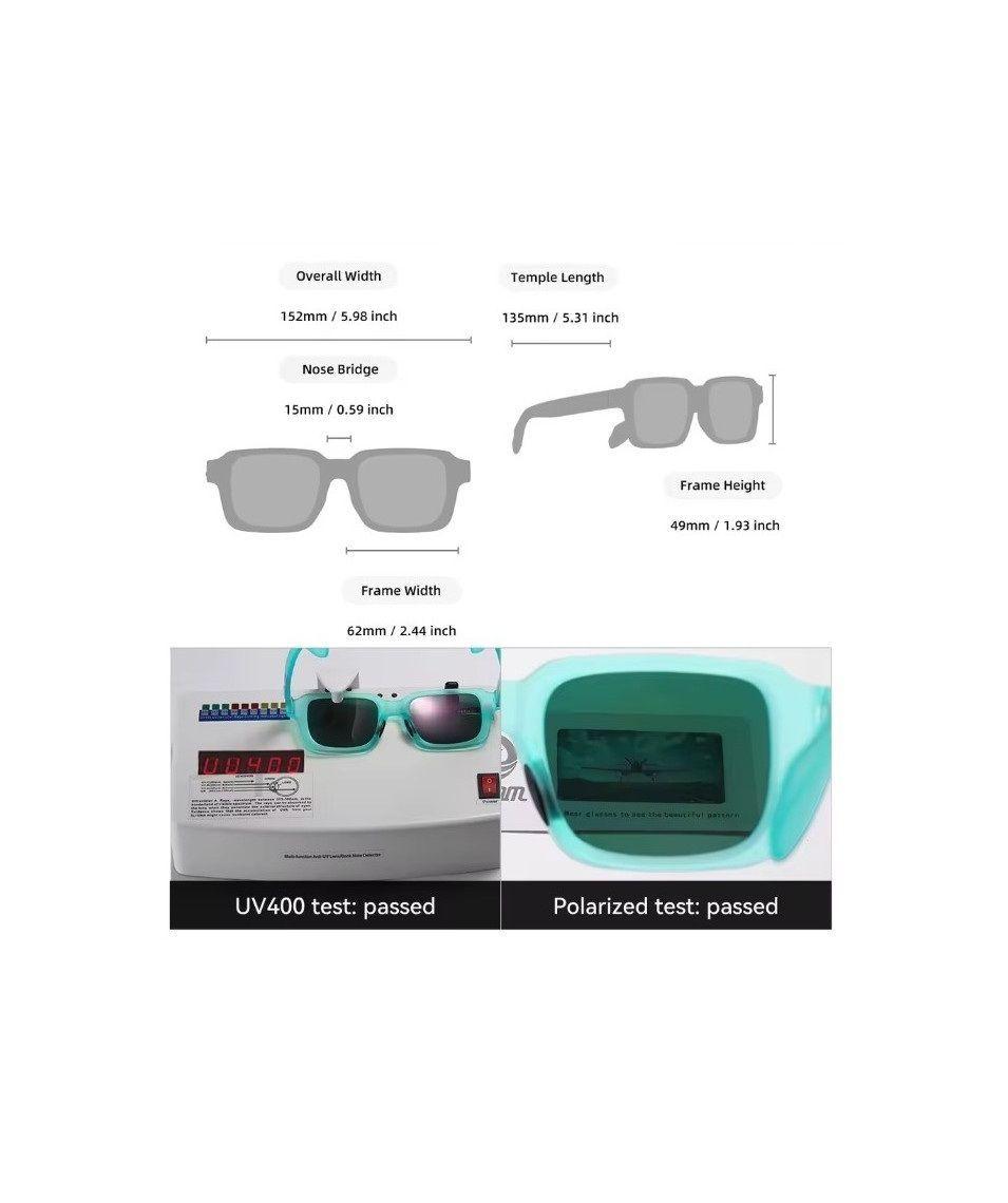 Gafas De Sol Kdeam Modelo Kd0731 C3 Polarizado Uv400 Liviano-5