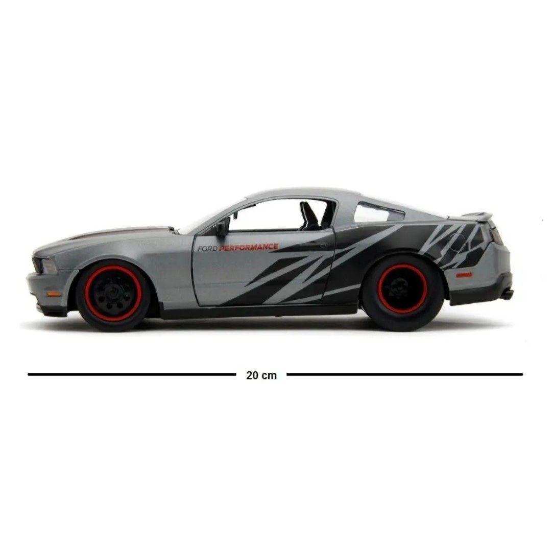 Auto De Colección Ford Mustang Gt 2010 Marca Jada Escala 1:24-2