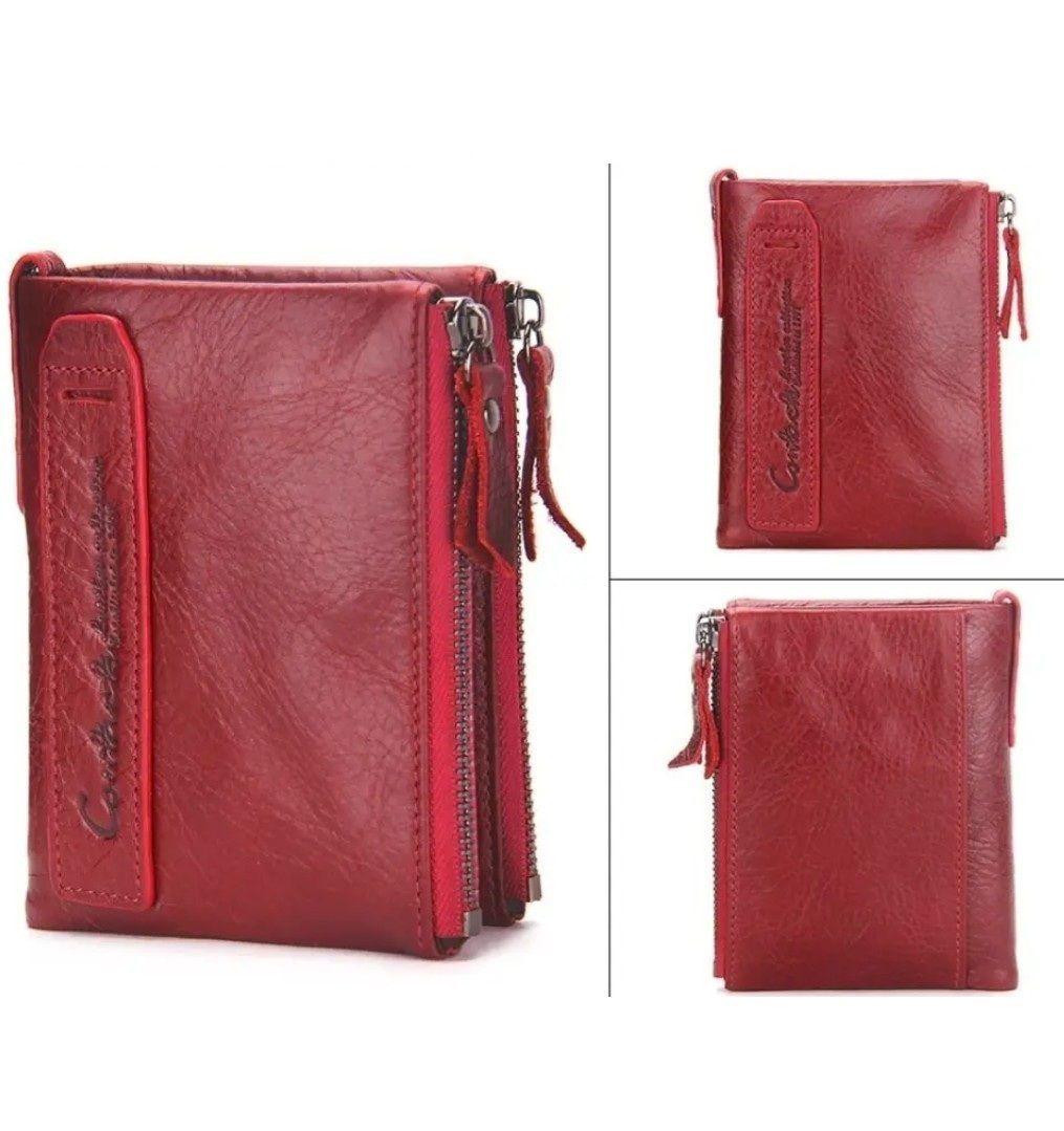 Billetera De Cuero Compacta Marca Contacts Para Mujer-5