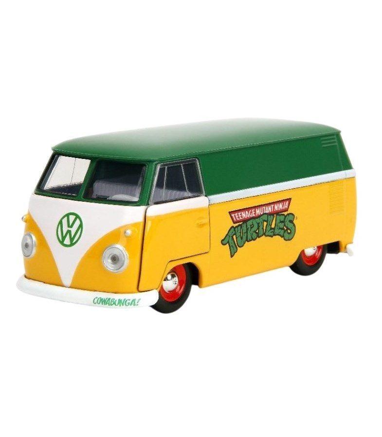 Combi Colección Volkswagen Tortugas Ninja Jada Escala 1:32-0
