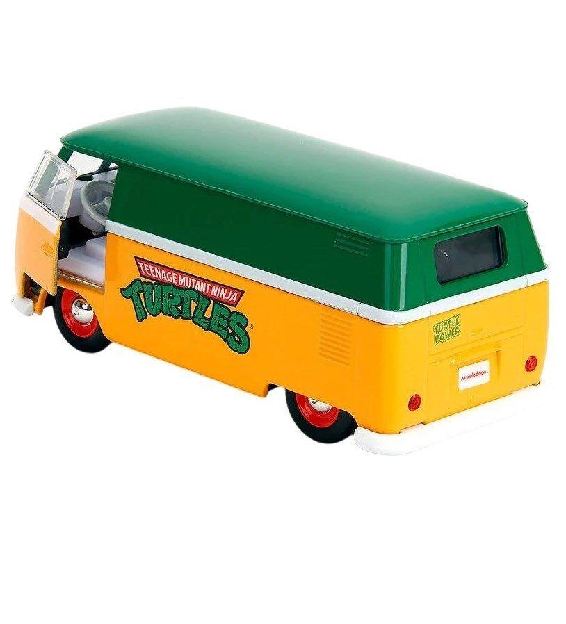 Combi Colección Volkswagen Tortugas Ninja Jada Escala 1:32-5