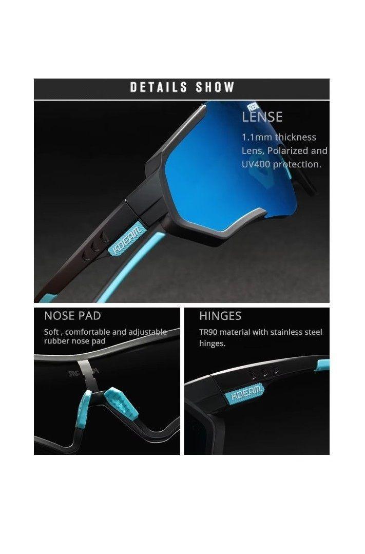 Gafas De Sol Deportivas Kdeam Kd714 C3 Grandes Livianos-7
